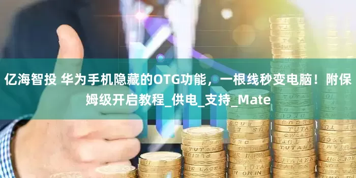 亿海智投 华为手机隐藏的OTG功能，一根线秒变电脑！附保姆级开启教程_供电_支持_Mate